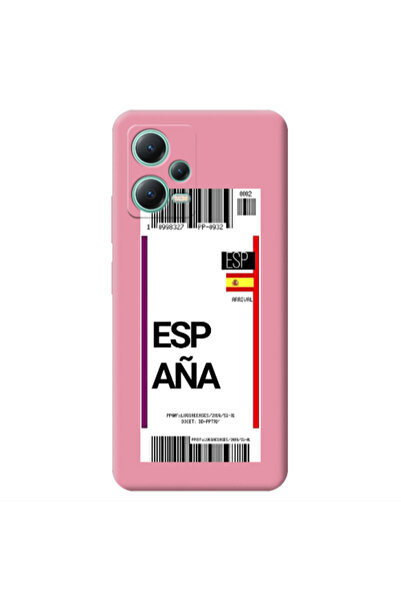 Other Xiaomi Redmi Note 12 Pro 5G Espana Arrival Pink Colored Silicone TPU Θήκη
