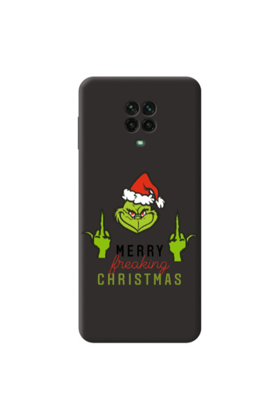 Other Xiaomi Redmi Note 9 Pro Merry Christmas44 Black Colored Silicone TPU Θήκη