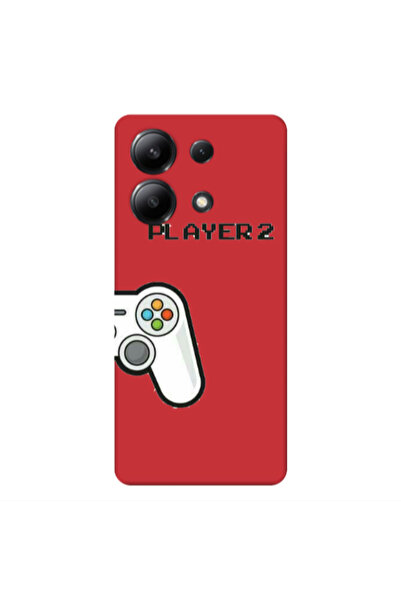 Other Xiaomi Redmi Note 13 4G Player 2 Red Colored Silicone TPU Θήκη