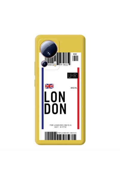 Other Xiaomi Mi 13 Lite London Arrival Yellow Colored Silicone TPU Θήκη