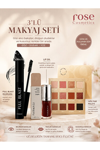 Farmasi Rose Cosmetıcs Makyaj Seti