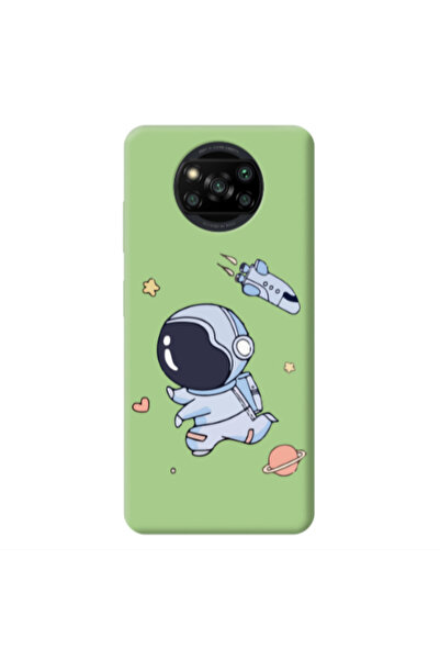 Other Xiaomi Poco X3 /X3 Pro Aduket Light Green Colored Silicone TPU Θήκη