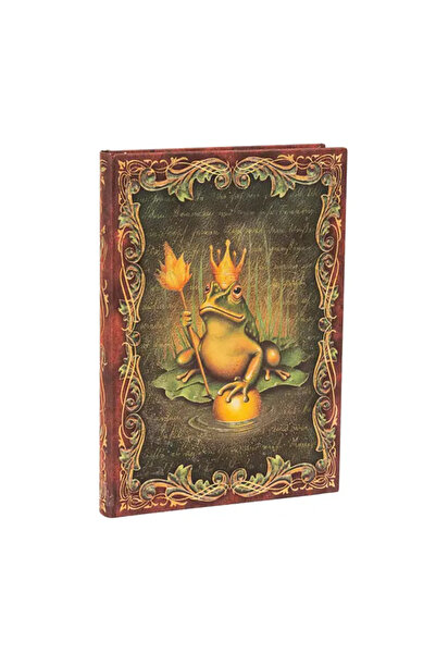 Paperblanks دفتر ملاحظات بغلاف صلب من سلسلة الأمير الضفدع من الإخوة غريم، مقا...