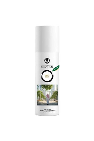creation معطر الثوب والغترة وايت جولد من كريسيون كرياشن - 210مل