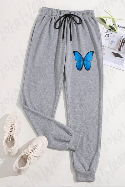 ZOKAWEAR Unisex Butterfly Printed Sweatpants