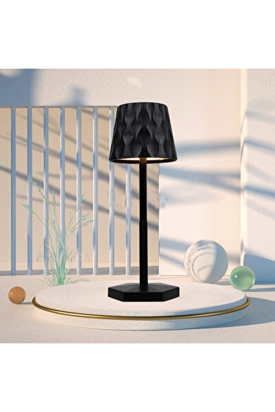 Choice5 black Classic Minimalist Touch Wireless Table Lamp, Decorative Table ...