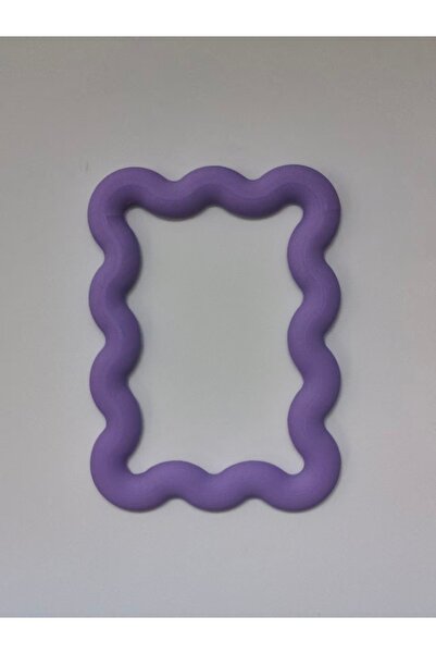 Choice1 Lavender A wavy mini magnetic photo frame, colorful fridge magnet, su...