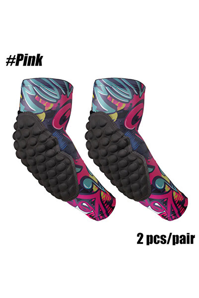 Choice20 YS 2 PCS Pink Sports Children Elbow Support - Compression Arm Protec...