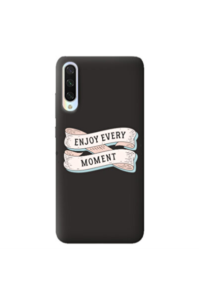Other Xiaomi Mi 9 Lite Enjoy Every Moment 2 Black Colored Silicone TPU Θήκη