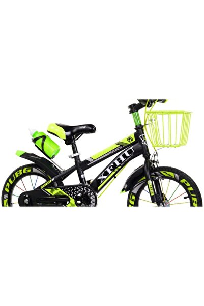 L-Sun Bicicleta copii 5-7 ani cu roti ajutatoare si bidon pentru apa in supor...
