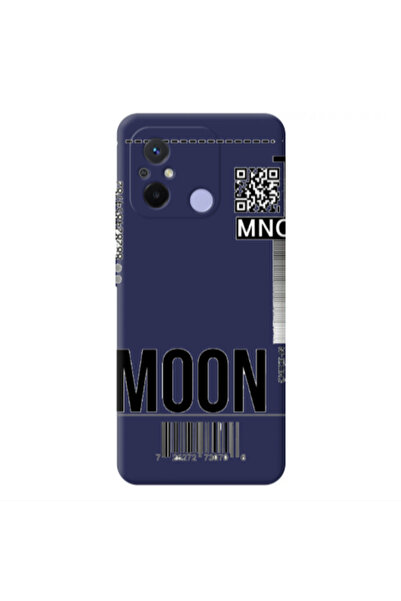 Other Xiaomi Redmi 12C A ticket to the moon Dark blue Colored Silicone TPU Θήκη