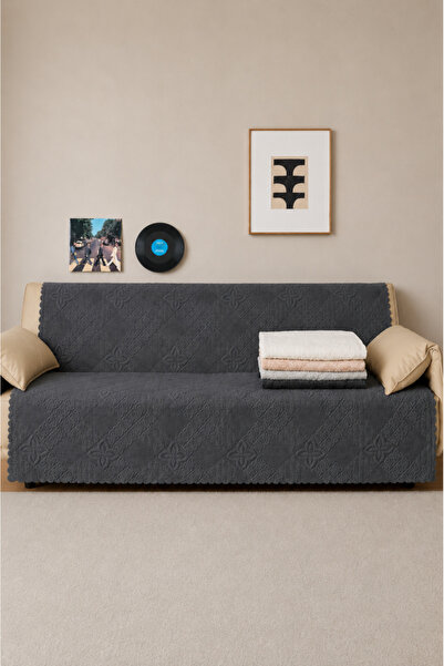 Çeyiz Diyarı Focus Wellsoft Sofa Cover 170X210 cm Anthracite