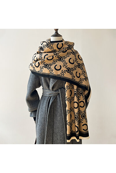 Choice1 Brown 2024 Luxury Cashmere Scarf Women Winter Shawl Warm Neckerchief ...