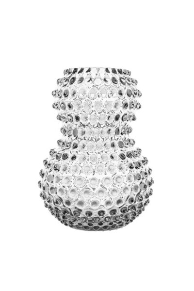 Anna Von Lipa Χειροποίητο φυσητό γυάλινο βάζο Hobnail Birdie 299-10 20εκ. Κρύ...
