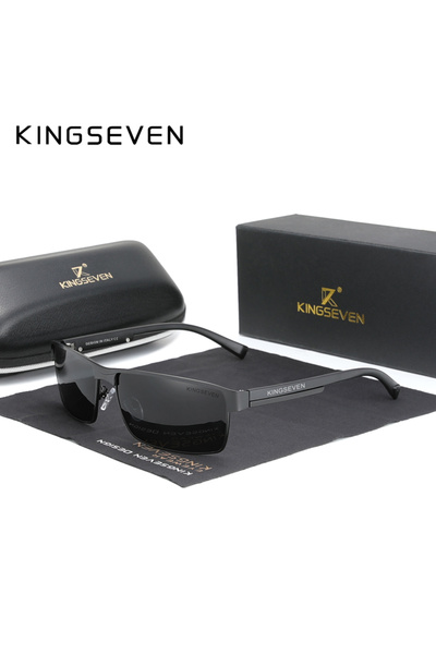 Choice Black Gray KINGSEVEN 2024 NEW Polarized Sunglasses Men Women Driving S...