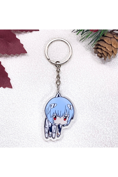 Choice17 5 cm 2 1/17Pcs Anime Figures Neon Genesis Evangelion Keychain Access...