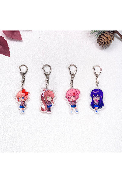 Choice1 5 cm 5 1/4Pcs Game Figures Doki Doki Literature Club Keychain Accesso...