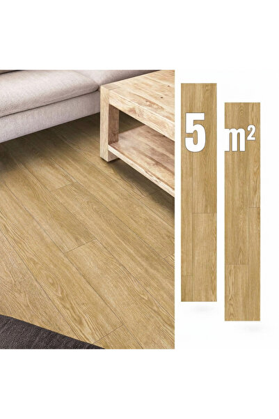 OEM Pardoseală Vinilică Autoadezivă 5 m² MARO Scânduri PARCHET Impermeabilă