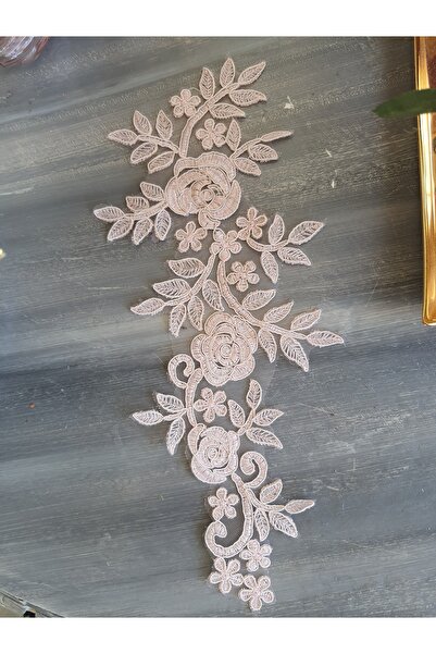 lolipophobi Applique French Guipure Lace 15X35 cm 1 Piece, Lace, Handmade
