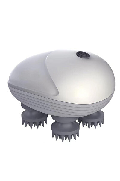 Choice White Electric Scalp Head Massager Kneading Vibrating Device Health Sh...