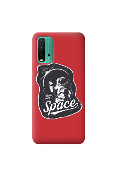 Other Xiaomi Poco M3 I need more spacee Red Colored Silicone TPU Θήκη