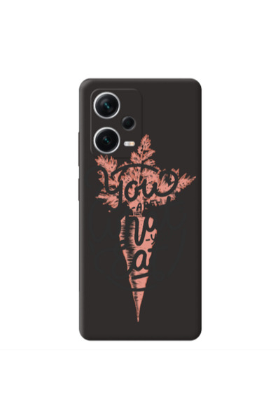 Other Xiaomi Poco X5 You are What You Eat Black Colored Silicone TPU Θήκη