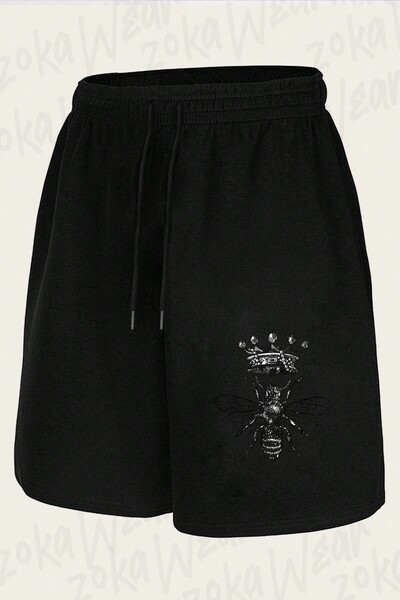ZOKAWEAR Unisex Queen Bee Vintage Μέλισσες σε ασπρόμαυρο σχέδιο με στάμπα