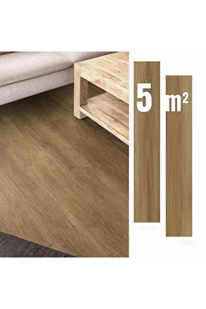 OEM Pardoseală Vinilică Autoadezivă 5 m² MARO Scânduri PARCHET Impermeabilă
