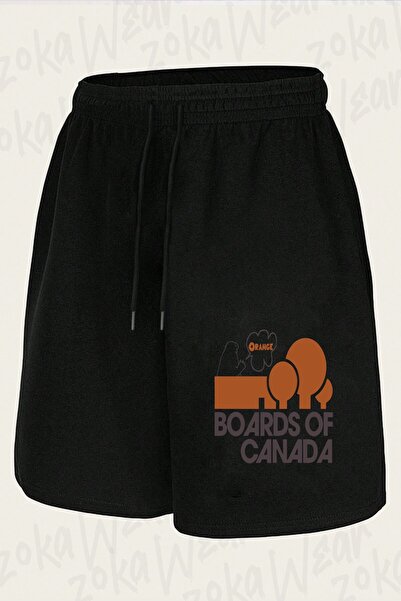 ZOKAWEAR Unisex Aquarius Boards of Canada Design Printed Shorts
