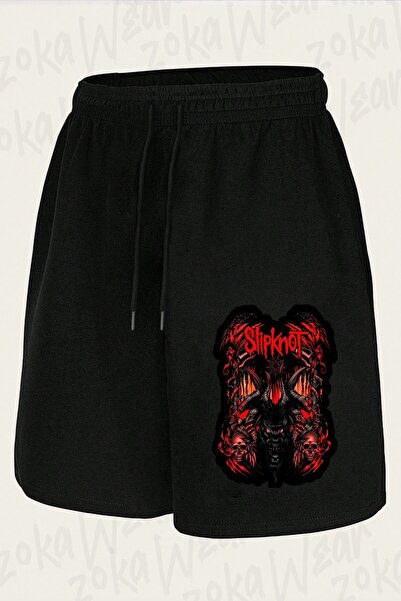 ZOKAWEAR Unisex Slipknot v22 dizajn šortsa sa printom