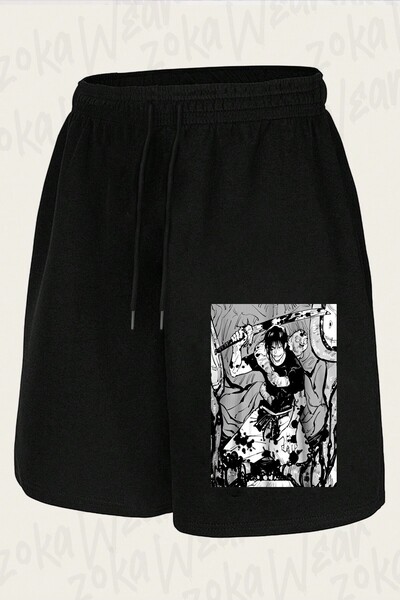ZOKAWEAR Unisex Jujutsu Kaisen Toji Fushiguro2 Design Printed Shorts