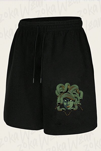 ZOKAWEAR Unisex Snake 2 Design Printed Shorts