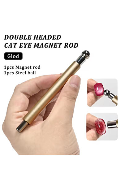 Choice1 Gold Cat Eye Magnetic Ball With Nail Magnetic Stick Tool Set Double-h...