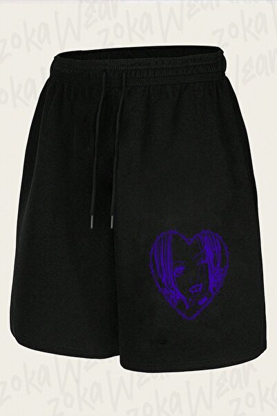ZOKAWEAR Unisex Black Stones (Nana Osaki) V4 Design Printed Shorts