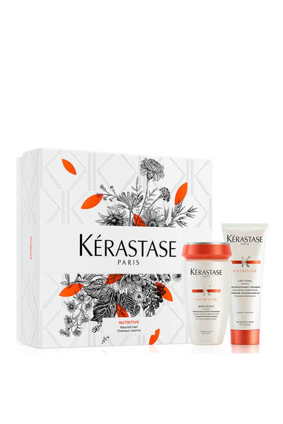 Kerastase Set ingrijire Nutritive Bain Satin 250ml + Lait Vital 200ml (Fondan...