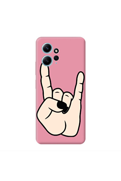Other Xiaomi Redmi Note 12 4G Rock Pink Colored Silicone TPU Θήκη