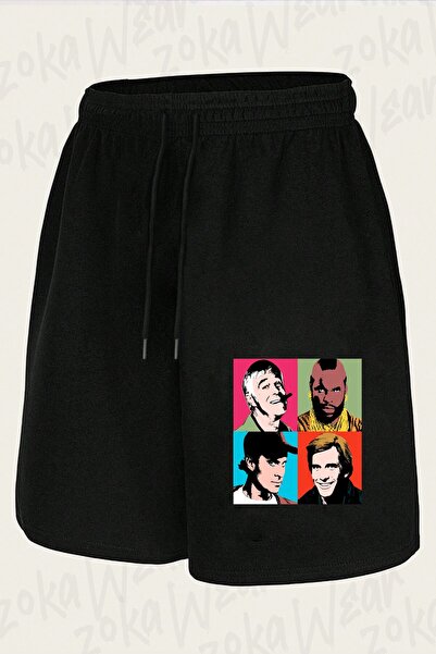ZOKAWEAR Unisex the a Warhol Team Design Printed Shorts