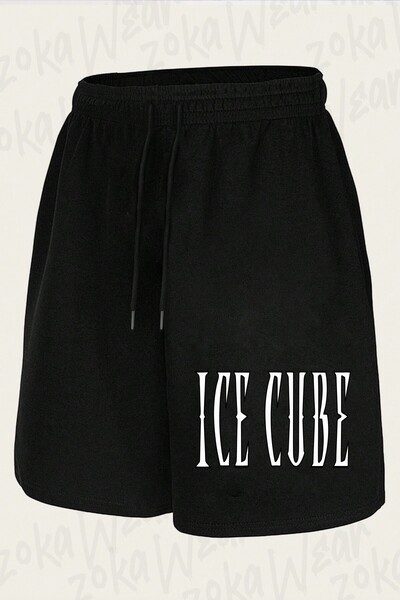 ZOKAWEAR Unisex Ice Cube Logo Design Printed Shorts