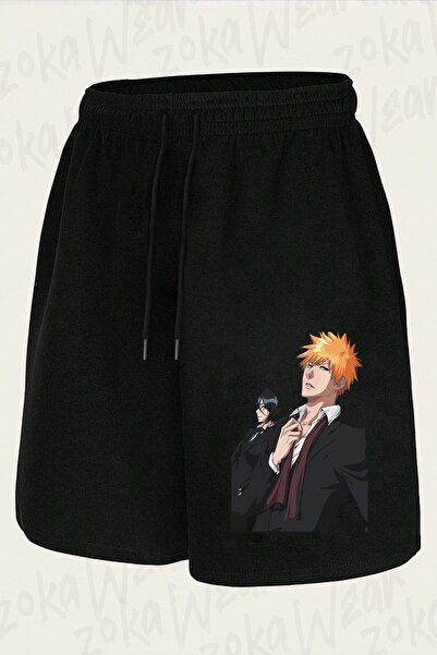 ZOKAWEAR Unisex Suits Bleach Design Printed Shorts