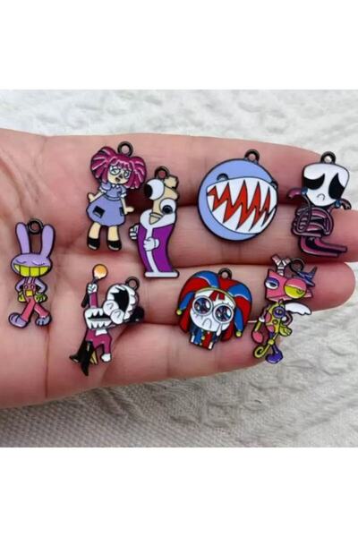 Choice4 BROWN 10pcs Cartoon Charm Jewelry Accessories Diy Making Enamel Neckl...