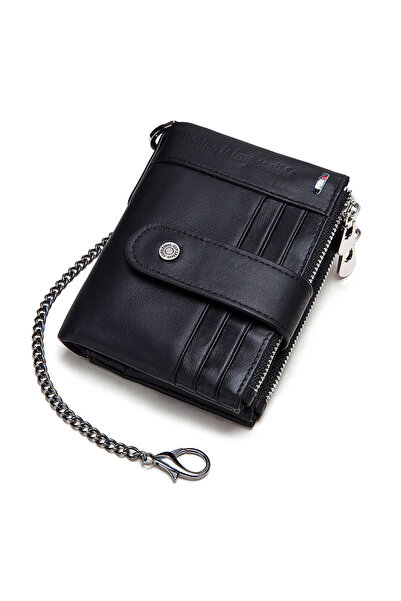 Choice Black HUMERPAUL Cardholder Wallet Men RFID Genuine Leather Organizer W...
