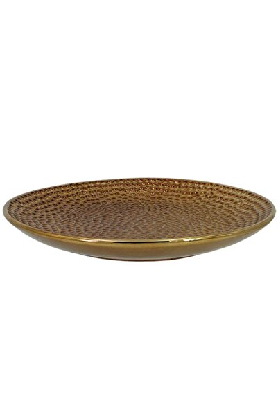 MARHOME Διακοσμητική Πιατέλα Σφυρήλατη 15-00-22935 Δ30x4εκ. Μπρούτζινη