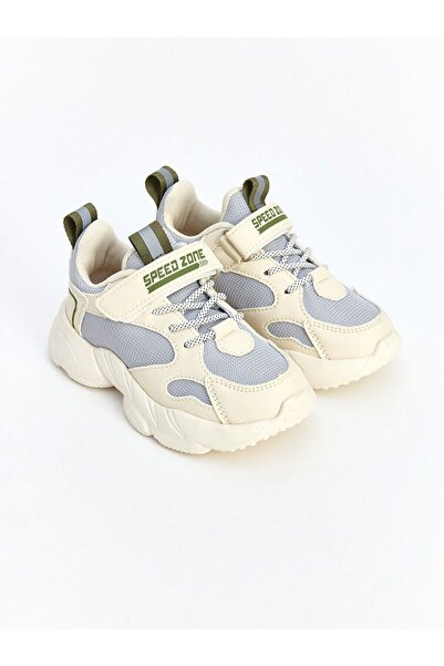 LC Waikiki Lcw Steps Beige Mesh Boys' Sports Shoes