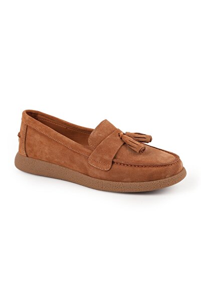 Libero Women's Loafer Shoes Suede Tasseled Moccasin Stitched Lightweight Flex...