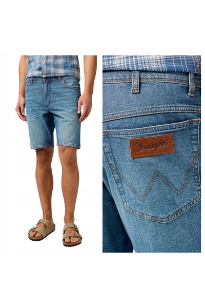 WRANGLER Blugi Barbati Scurti, Wrangler, Texas Shorts, 31 INTL, Albastru, Reg...