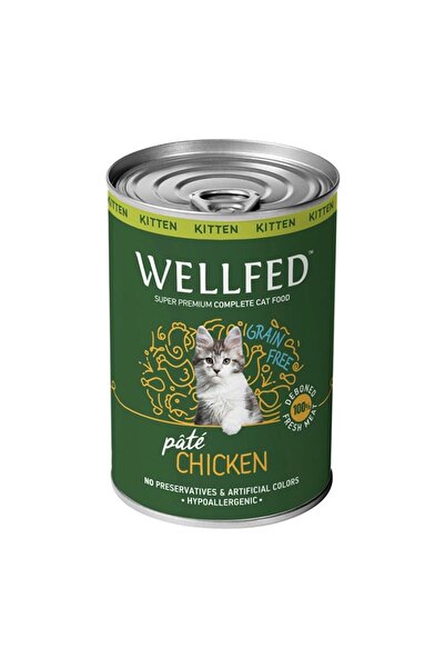 Wellfed Κονσέρβα για γατάκια με κοτόπουλο 400γρ