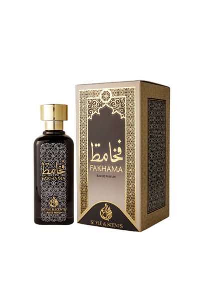 Style & Scents - Maison De Orient FAKHAMA Eau de Parfum – Amber Spicy Unisex Fragrance with Tobacco & Vanilla, 100ml