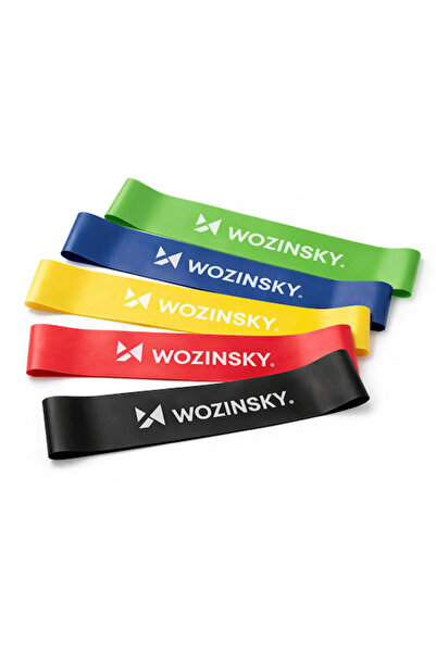 WOZINSKY Σετ Λουράκια Ελαστικά 5 Τεμαχίων Πολύχρωμα