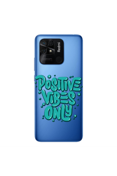 Other Xiaomi Poco C40 Positive Vibes Only Transparent Silicone TPU Θήκη