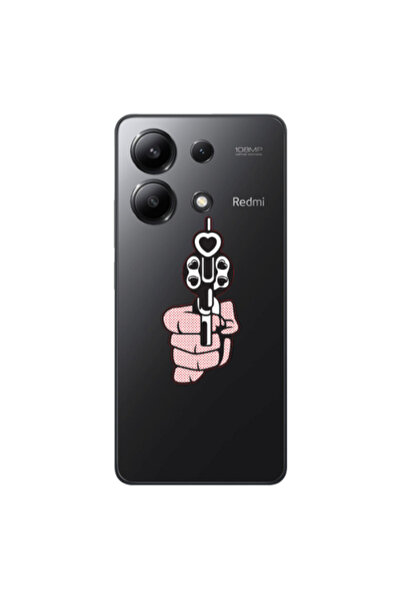 Other Xiaomi Redmi Note 13 4G Heart gun Transparent Silicone TPU Θήκη